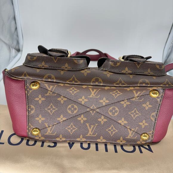 Louis Vuitton Brown/Burgundy Manhattan Handbag - Picture 5 of 7